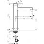 Bateria umywalkowa stojąca chrom 74731000 Hansgrohe Zesis S zdj.2