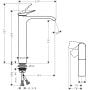 Bateria umywalkowa stojąca 75045140 Hansgrohe Vivenis zdj.2