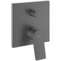 Bateria wannowo-prysznicowa podtynkowa czarna 75415340 Hansgrohe Vivenis zdj.1
