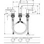 Bateria umywalkowa 76033670 Hansgrohe Finoris zdj.2