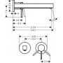 Hansgrohe Finoris 76050000 bateria umywalkowa podtynkowa chrom zdj.2