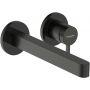 Bateria umywalkowa podtynkowa chrom-czarna 76050340 Hansgrohe Finoris zdj.1