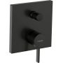 Bateria wannowo-prysznicowa podtynkowa chrom-czarna 76415340 Hansgrohe Finoris zdj.1