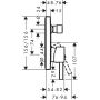 Bateria wannowo-prysznicowa podtynkowa 76415700 Hansgrohe Finoris zdj.2