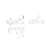 Bateria wannowo-prysznicowa nawannowa chrom HGR14000034 Hagser Norla zdj.2