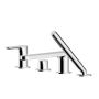 Bateria wannowo-prysznicowa nawannowa chrom HGR14000034 Hagser Norla zdj.1