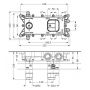 Element podtynkowy baterii 11740000109 Herzbach Logic zdj.2