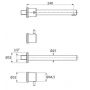 Bateria umywalkowa podtynkowa stal 17959060109 Herzbach Design iX zdj.2