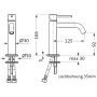 Bateria umywalkowa stojąca biała 23203210107 Herzbach Deep White zdj.2