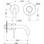 Bateria umywalkowa podtynkowa biała 23203756107 Herzbach Deep White zdj.2