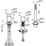 Bateria wannowo-prysznicowa nawannowa 28220250209 Herzbach Deep iX zdj.2