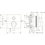 Bateria wannowo-prysznicowa podtynkowa chrom B8652AA Ideal Standard Active zdj.2