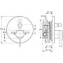 Bateria wannowo-prysznicowa A4275AA Ideal Standard Melange zdj.2