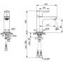 Bateria umywalkowa stojąca A7010GN Ideal Standard Connect Air zdj.2