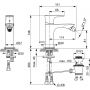 Bateria bidetowa stojąca A7030GN Ideal Standard Connect Air zdj.2