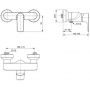 Bateria prysznicowa ścienna A7032GN Ideal Standard Connect Air zdj.2