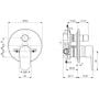 Bateria prysznicowa podtynkowa chrom A7193AA Ideal Standard Cerafine zdj.2