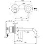 Bateria umywalkowa podtynkowa A7378GN Ideal Standard Joy zdj.2