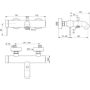 Bateria wannowo-prysznicowa ścienna chrom A8559AA Ideal Standard Ceraline zdj.2