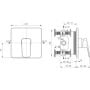 Bateria prysznicowa podtynkowa chrom A8717AA Ideal Standard Ceraplan zdj.2