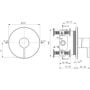 Bateria prysznicowa podtynkowa A8725GN Ideal Standard Joy zdj.2