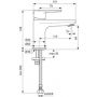 Bateria umywalkowa stojąca chrom BC696AA Ideal Standard Cerafine zdj.2