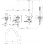 Bateria wannowo-prysznicowa nawannowa BC789A5 Ideal Standard Joy zdj.2