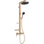 Zestaw prysznicowy ścienny z deszczownicą BD584BR Ideal Standard Ceraflow Alu+ zdj.1