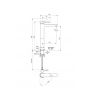 Bateria umywalkowa stojąca chrom BD773AA Ideal Standard zdj.2