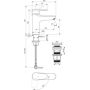 Bateria umywalkowa stojąca BE130BR Ideal Standard Alu+ zdj.2