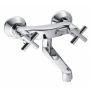 Bateria umywalkowa ścienna chrom 34081000 KFA Armatura Symetric zdj.1