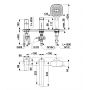 Bateria wannowo-prysznicowa nawannowa 452521034 KFA Armatura Malaga zdj.2
