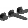 Bateria umywalkowa podtynkowa czarna 452982181 KFA Armatura Malaga Black zdj.1
