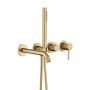 Bateria wannowo-prysznicowa podtynkowa złota 503941139 KFA Armatura Moza Brushed Light Gold zdj.1
