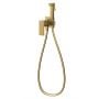 Bateria bidetowa z zestawem prysznicowym podtynkowa złota 513951239 KFA Armatura Logon Brushed Light Gold zdj.1