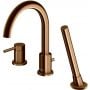Bateria wannowo-prysznicowa nawannowa miedź QB241ABC Kohlman Axel Brushed Copper zdj.1