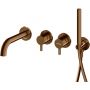 Bateria wannowo-prysznicowa podtynkowa miedź QW260ABC230 Kohlman Axel Brushed Copper zdj.1