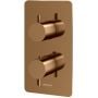 Bateria wannowo-prysznicowa podtynkowa z termostatem miedź QW432ABC Kohlman Axel Brushed Copper zdj.1
