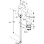 Bateria umywalkowa stojąca chrom 312660575 Kludi X0 zdj.2