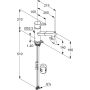 Bateria kuchenna stojąca chrom 387310575 Kludi M1 zdj.2