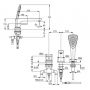 Kludi Ameo 414470575 bateria wannowo-prysznicowa zdj.2