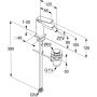 Bateria bidetowa stojąca chrom 542170575 Kludi Decus zdj.2