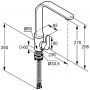 Bateria kuchenna chrom 559040575 Kludi JOOP! zdj.2