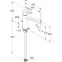 Bateria kuchenna stojąca chrom 585750575 Kludi M3 zdj.2