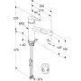 Bateria kuchenna stojąca chrom 585810575 Kludi M3 zdj.2