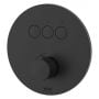 Bateria wannowo-prysznicowa podtynkowa czarna 19043003SM Kronenbach Smart Push zdj.1