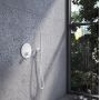 Bateria wannowo-prysznicowa podtynkowa z termostatem biała 19044002WM Kronenbach Smart Push zdj.3