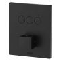 Bateria wannowo-prysznicowa podtynkowa z termostatem czarna 19046003SM Kronenbach Smart Push zdj.1