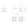 Element podtynkowy baterii KB100100NU Kronenbach Kronbox zdj.2