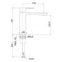 Bateria umywalkowa stojąca stal KB100350C15 Kronenbach Quara 3.0 zdj.2